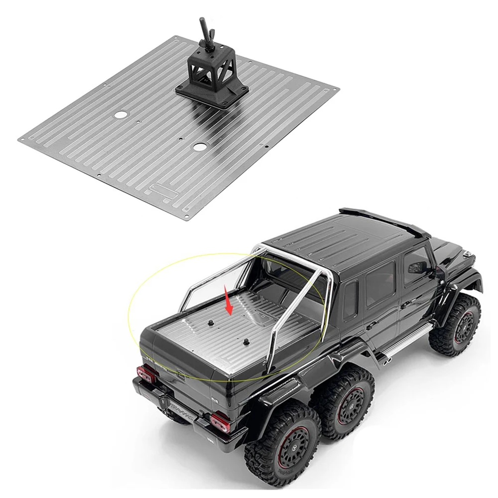 Rc Рок Гусеничный Автомобильный кузов ковш багажник металлическая декоративная