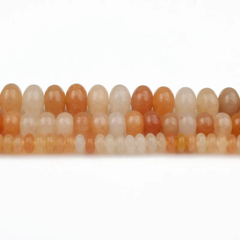 4 6 8 мм Натуральный Красный Авантюрин нефрит круглые каменные бусины-разделители