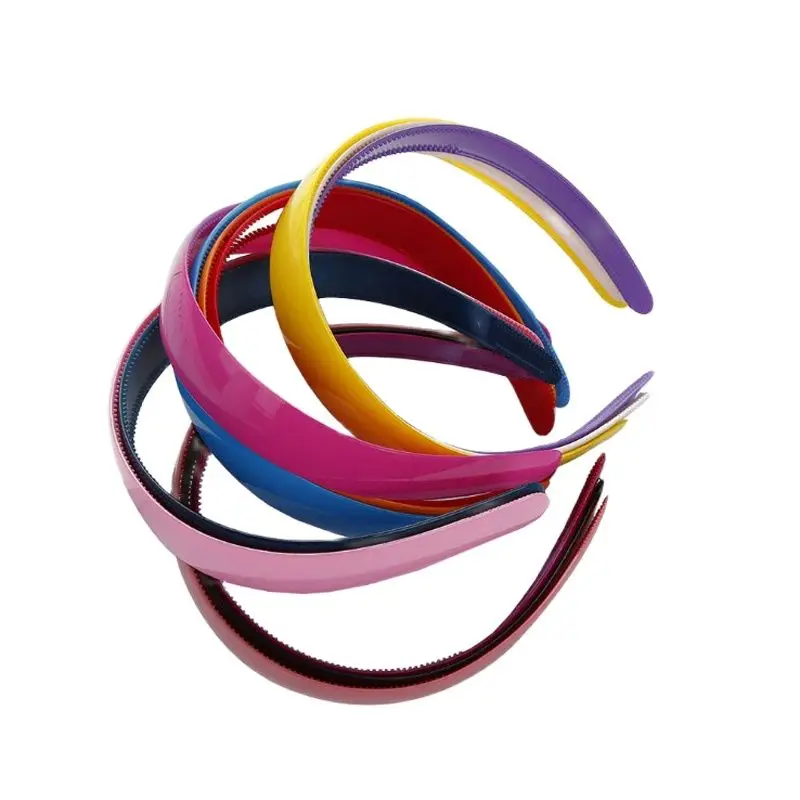 25 мм пластиковый обруч для головы с зубами девочек взрослые DIY жесткие обручи