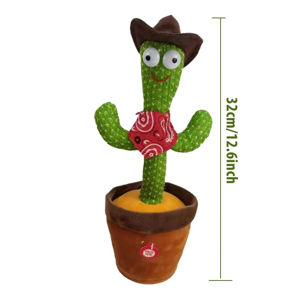 

Dancing Cactus Plush Toy Electric Singing Dancing And Twisting Cactus Twisting Plush Toy For Kids Gifts Home Decor Ornaments