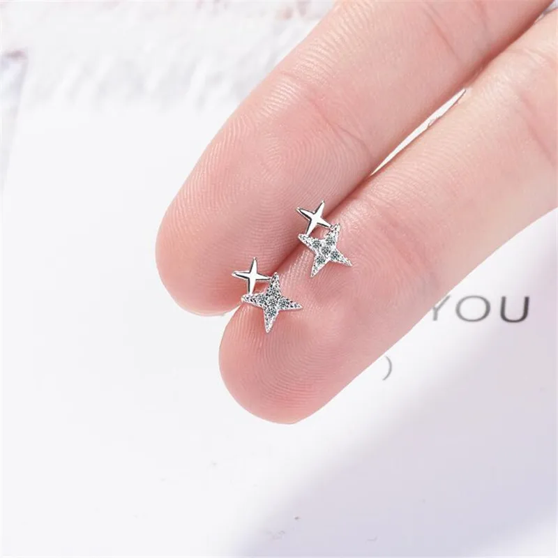 Новые модные ювелирные изделия супер сказочные красивые серьги-гвоздики из