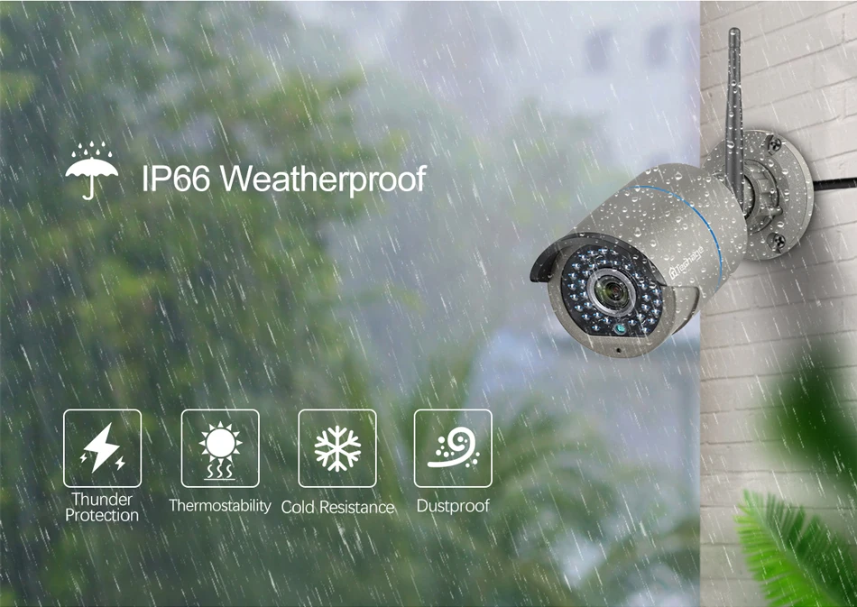 H.265 8CH 1080P 2MP Беспроводная NVR система видеонаблюдения двухсторонняя аудио ИК уличная WiFi ip-камера P2P комплект видеонаблюдения 1 ТБ HDD