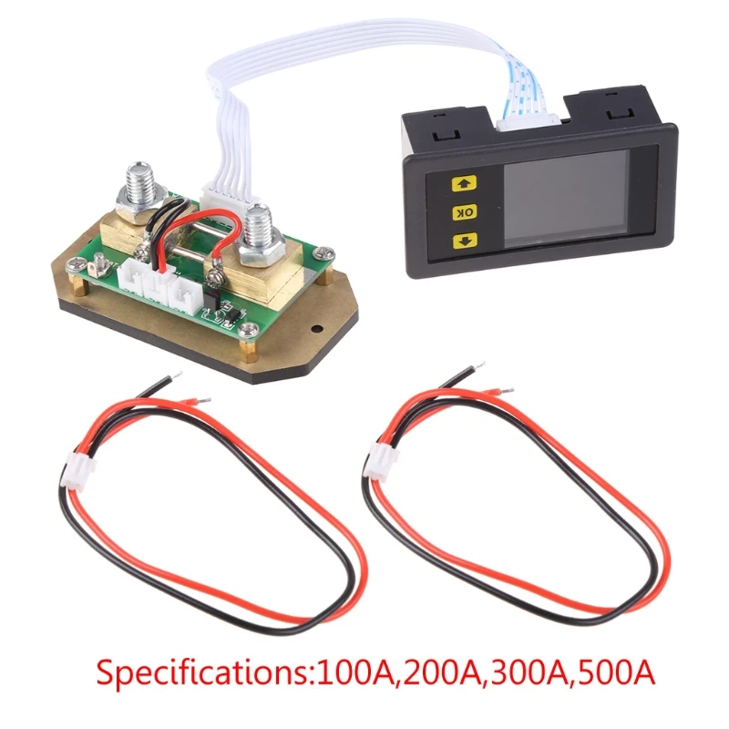 DC120V 100A 200A 300A 500A LCD комбинированный измеритель напряжения мониторинг тока |