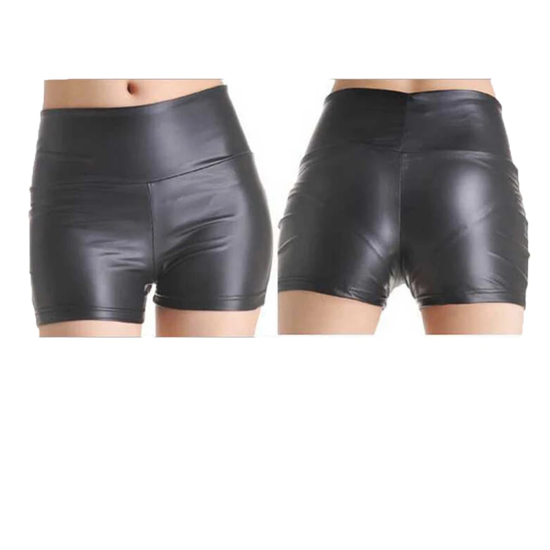 

Summer High Waist Shorts For Women Booty Shorts Korean Style Sexy Black Shorts High Waist Sports Sweatpants Leather Shorts