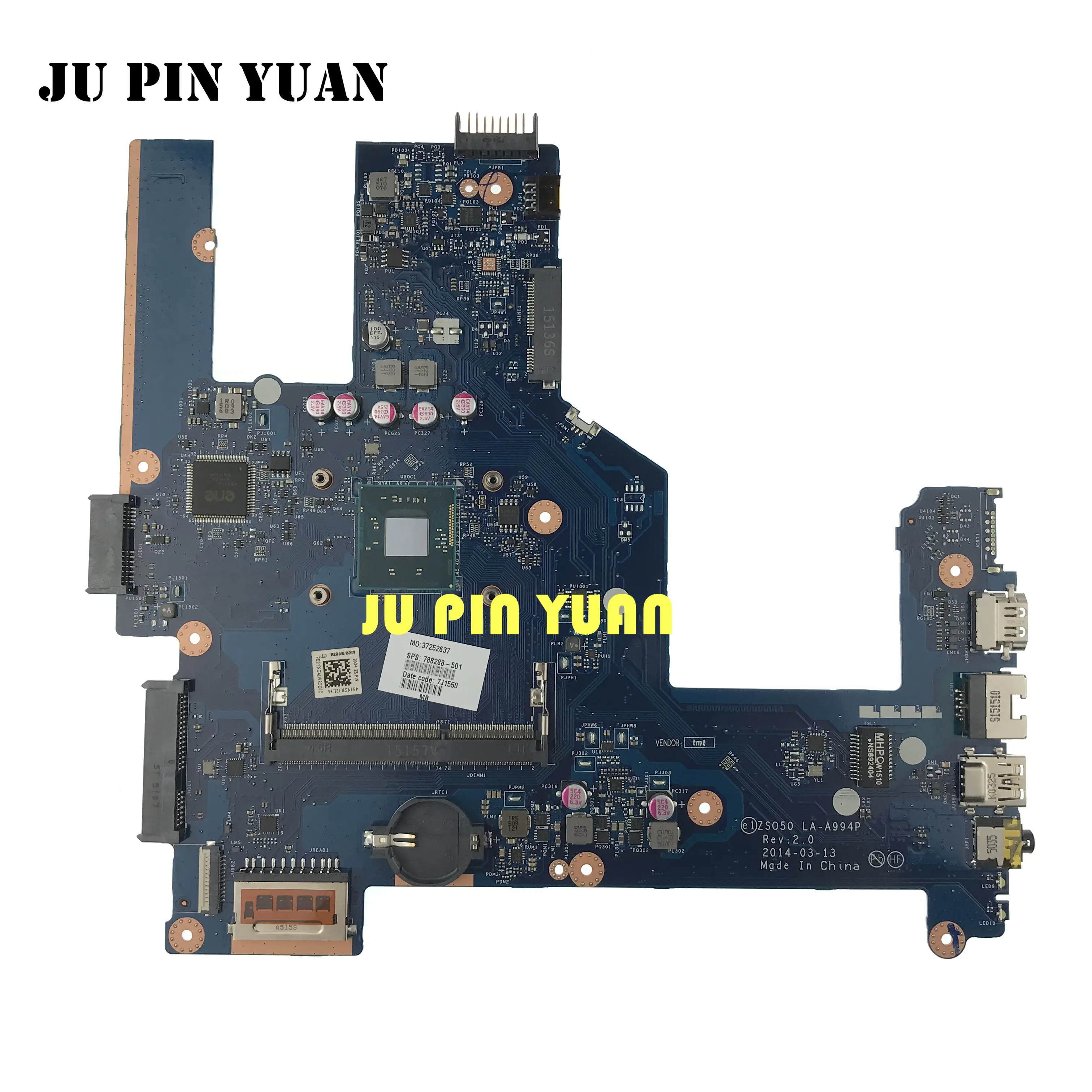 

Материнская плата для ноутбука HP 15-R N3540 LA-A994P системы плата 788288-501 788288-601 788288-001 аккумулятор большой емкости полностью протестирована