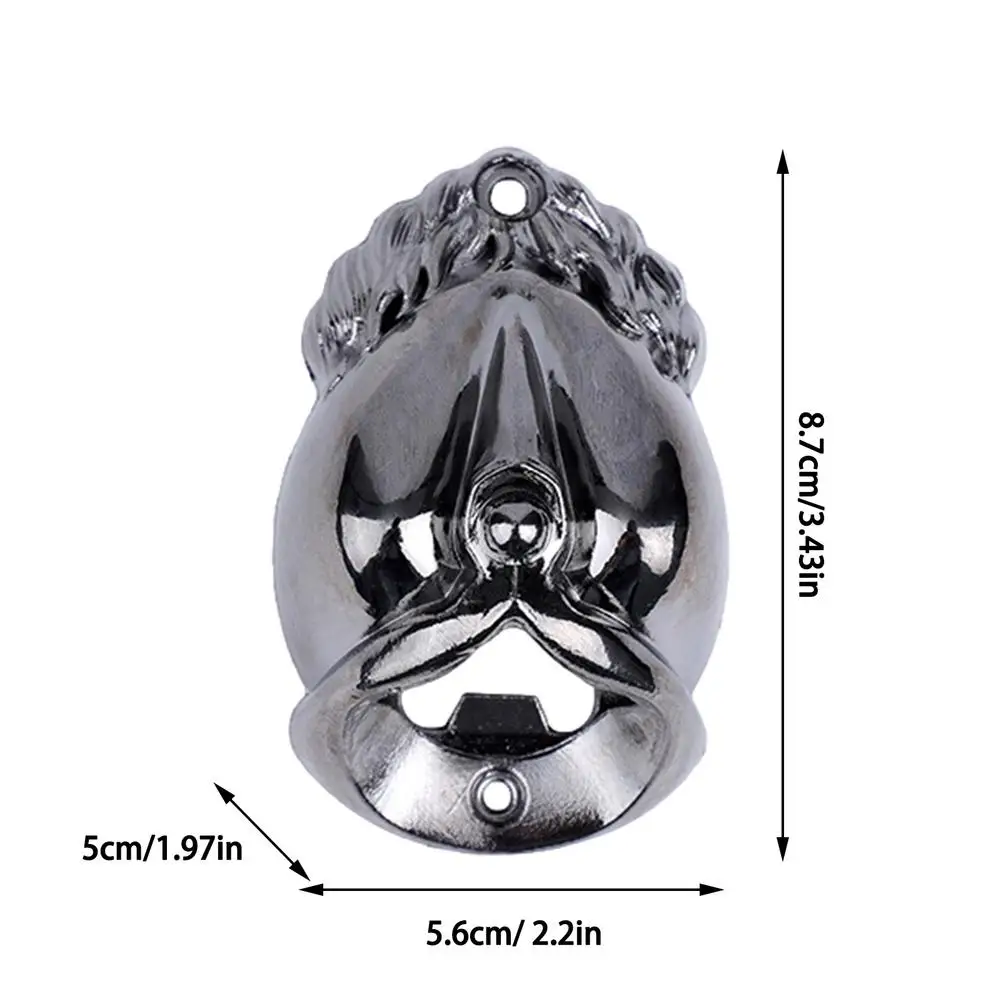 

Wall Mounted Vintage Golden Funny Wine Opener Beer Bottle Opener Tools for Bar Drinking Accessories Kitchen Party Supplies