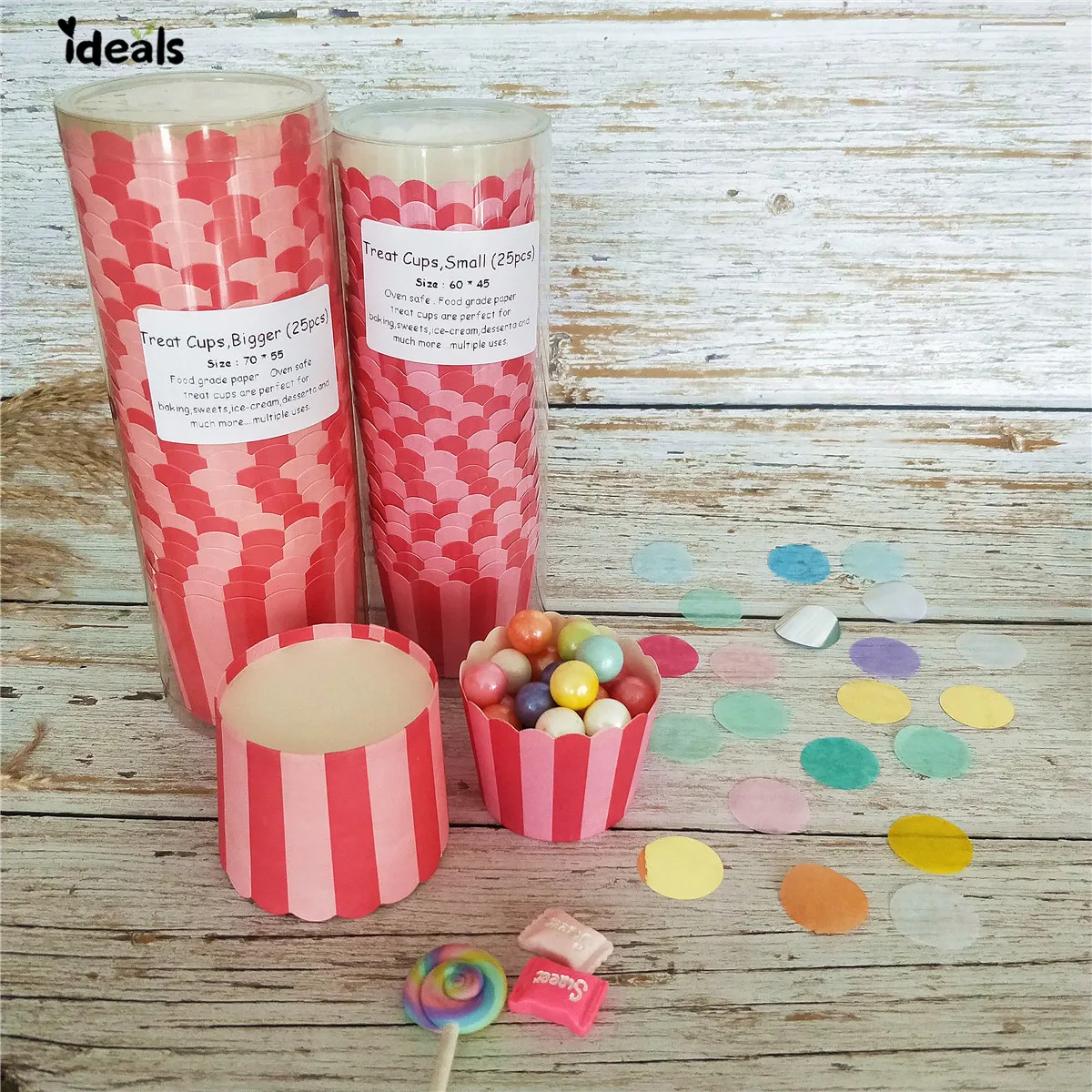 50 шт. больше темно и светильник розового цвета с полосками звездами Бумага