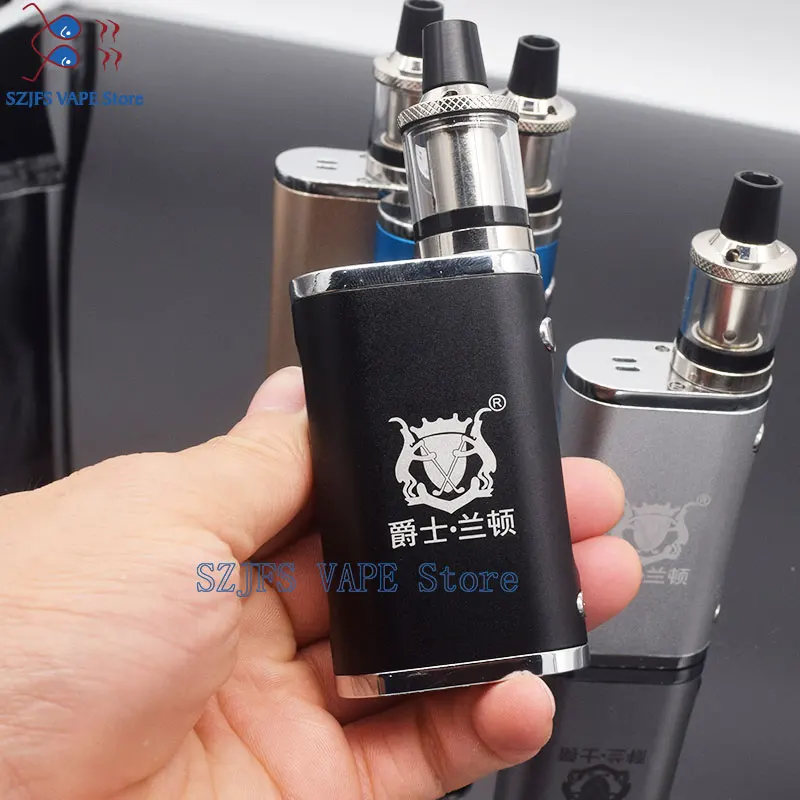 TXW 80w электронная сигарета vape box 2200mAh Встроенный аккумулятор с светодиодный огромный вапоризатор испаритель 2,5 мл электронная сигарета Vape - Цвет: Серый
