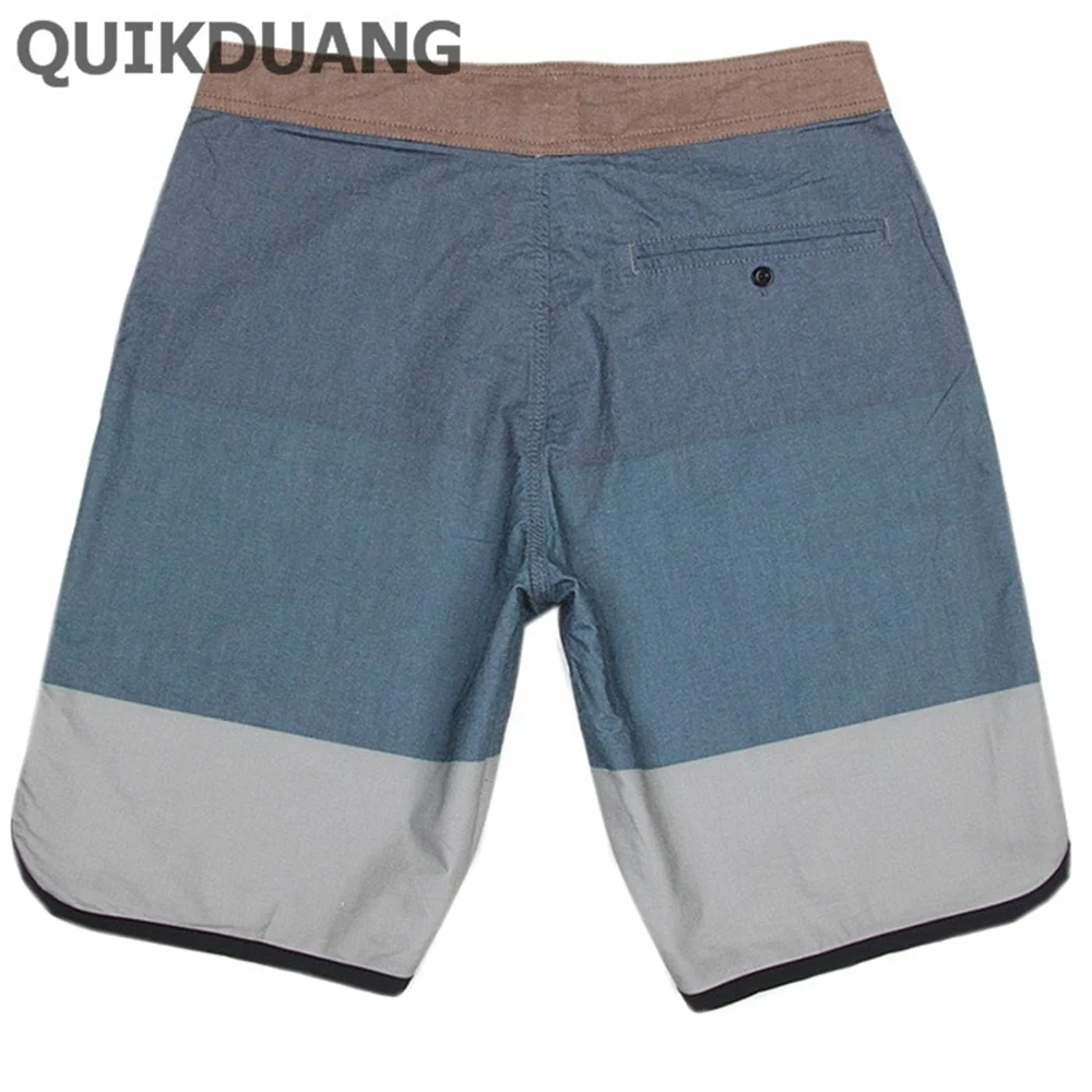 Шорты QUIKDUANG мужские пляжные быстросохнущие спандекс эластан Модные Бермуды