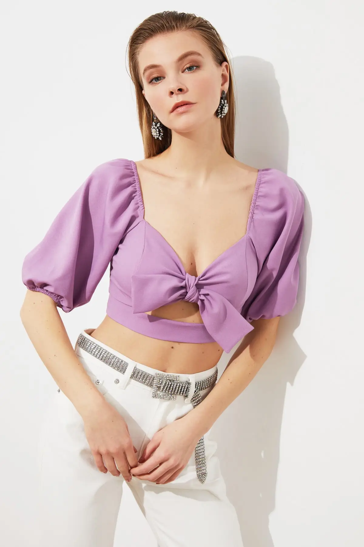 

Trendyol Collar Detailed Bustier TPRSS21BS0021