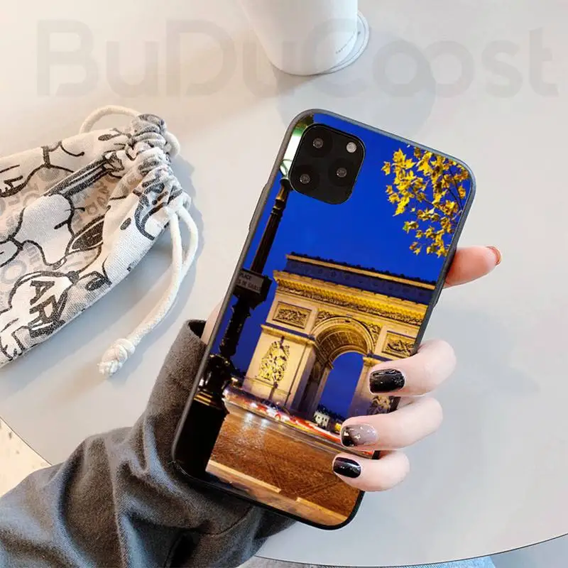 paris arc de triomphe phone case for iphone 11 pro 11 pro max x xr xs max 7 8 plus 6s plus 5s 2020 se cover free global shipping