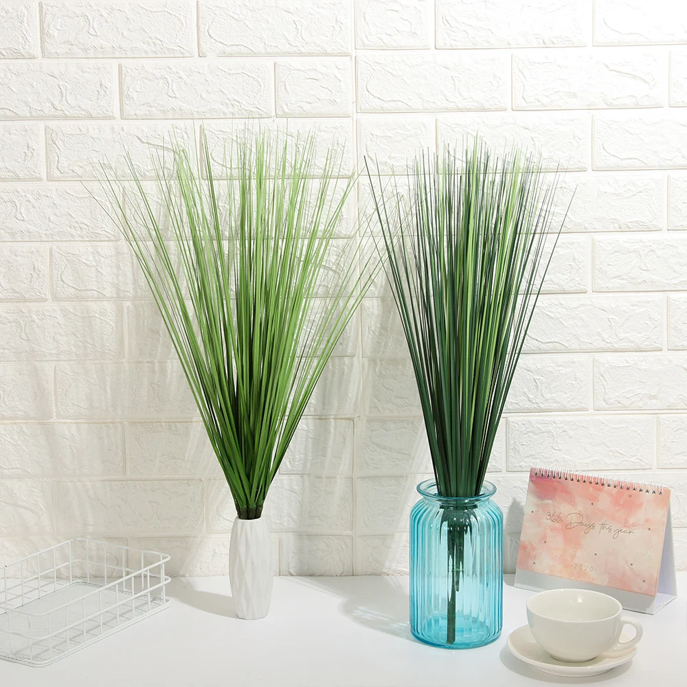 Искусственные листья 60 см искусственные луковая трава цветочные украшения из