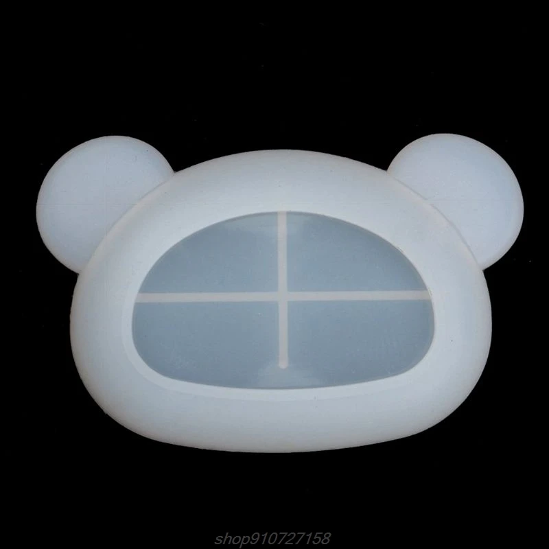 

Handmade Cute Dish Resin Mold Jewelry Making Tools Bulldog Shell Bear Flower Plate Silicone Resin Casting Dish D03 20 Dropship