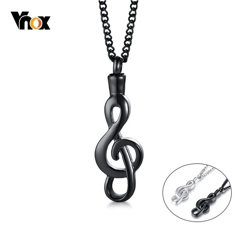 Ожерелье унисекс для женщин и мужчин Vnox открытое ожерелье в форме скрипичного