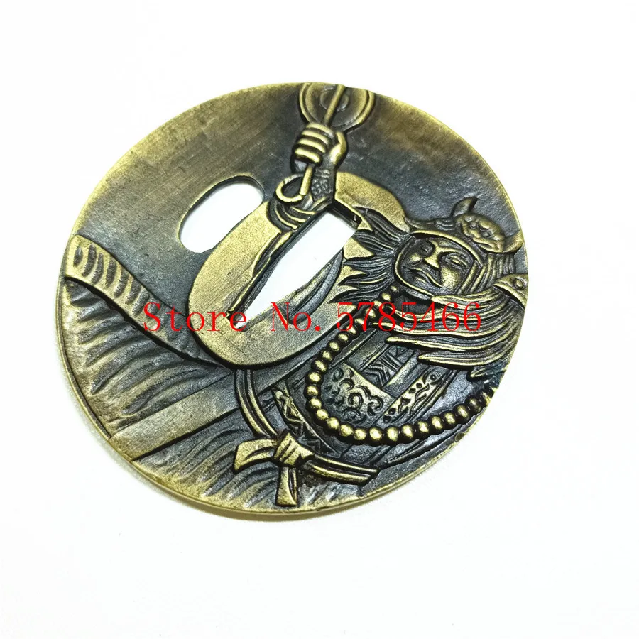 A Set Japanese Samurai Sword Hand Guard for Katana/Wakizashi/Tanto Accessory Tsuba+Menuki+Fuchi+Kashira+Handle+Habaki+Seppa | Дом и сад