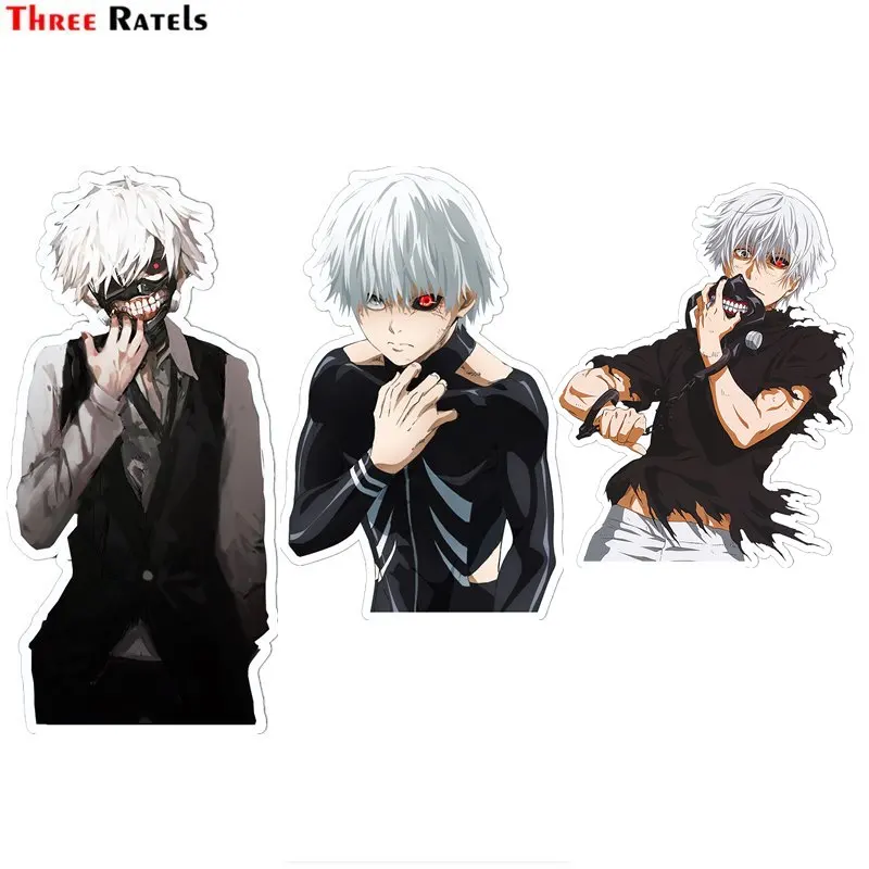 

Аниме наклейка Three Ratels FC749, автомобильный бампер, грузовик, окно, шлем, ноутбук, телефон, наклейка, Токийский Гуль