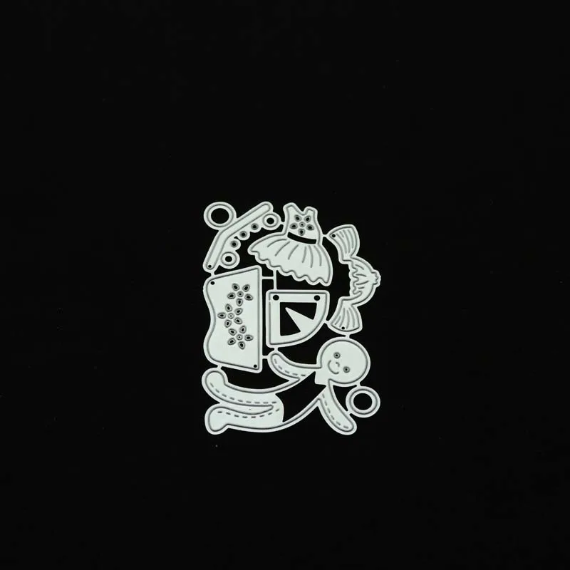 

JC BABY Clothing Skirt Metal Cutting Dies Scrapbooking Mold Die Cut Stencil Handmade Tools DIY Card Make Mould Craft Decoration