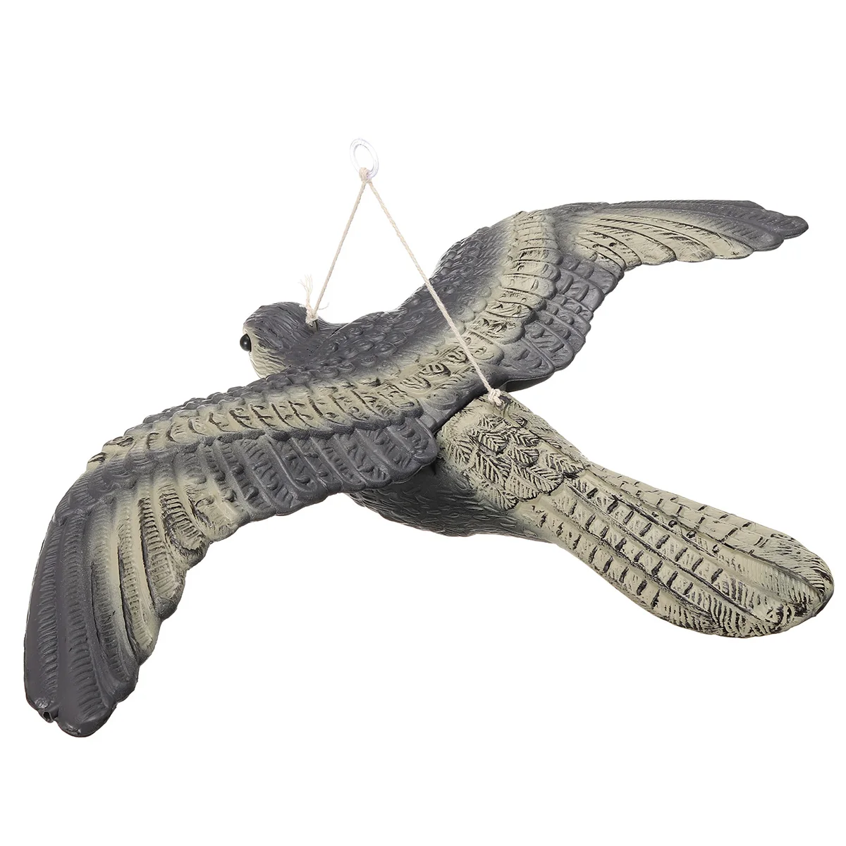 Fake Flying Falcon Hawk Bird Hunting Decoy Deterrent Scarer Garden Hanging Decor Plastic Material Outdoor Yard Home | Дом и сад