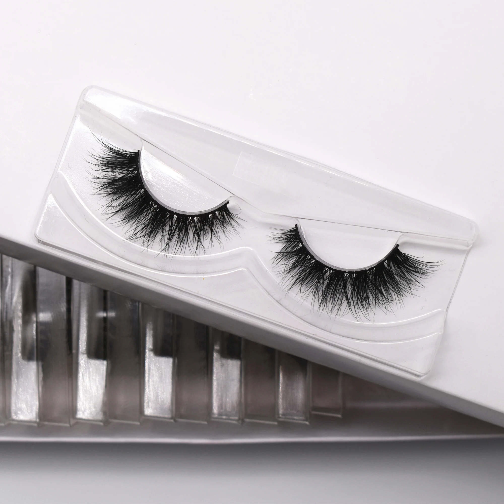 

30/50/60/100/120 Pairs Lashes in Bulk 3D Mink Eyelashes Wholesale Lashes with tray no box Full Stirp Lashes Natural Long Lashes