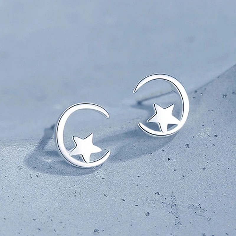 LISM серебряный цвет 2020 женские ювелирные изделия модные милые маленькие звезды