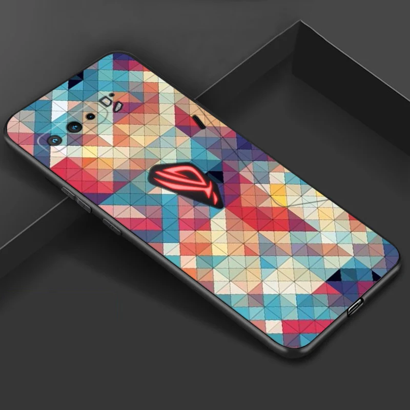 

For Asus ROG Phone 3 Case Soft TPU Silicone Fashion Cover for Asus ROG Phone 3 Strix ZS661KS Phone 5 Back Cover ROG3 Coque Capas