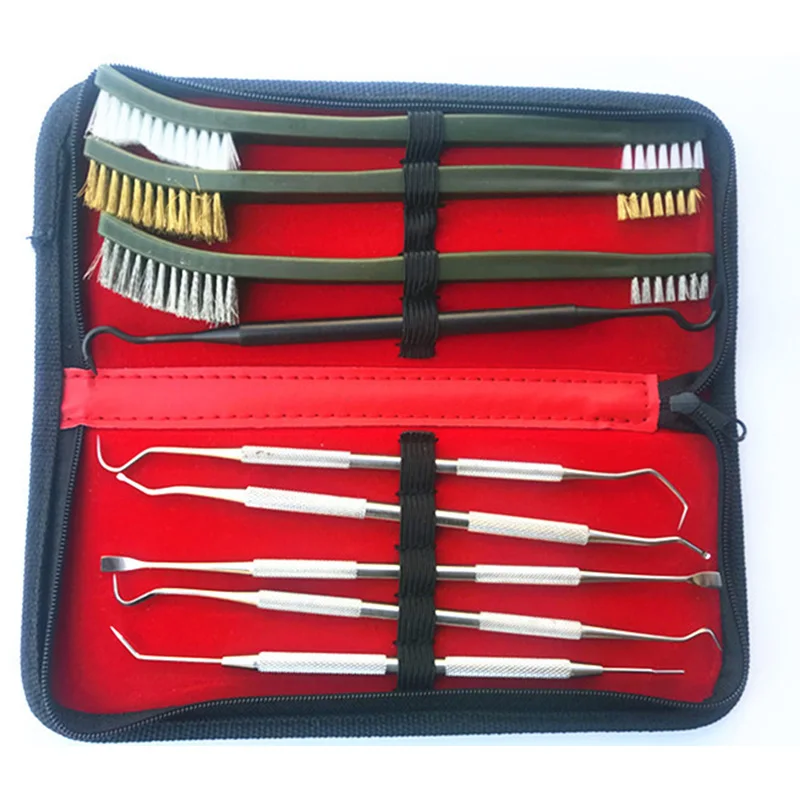 Набор для чистки пистолета 9 шт./компл. универсальная латунная стальная