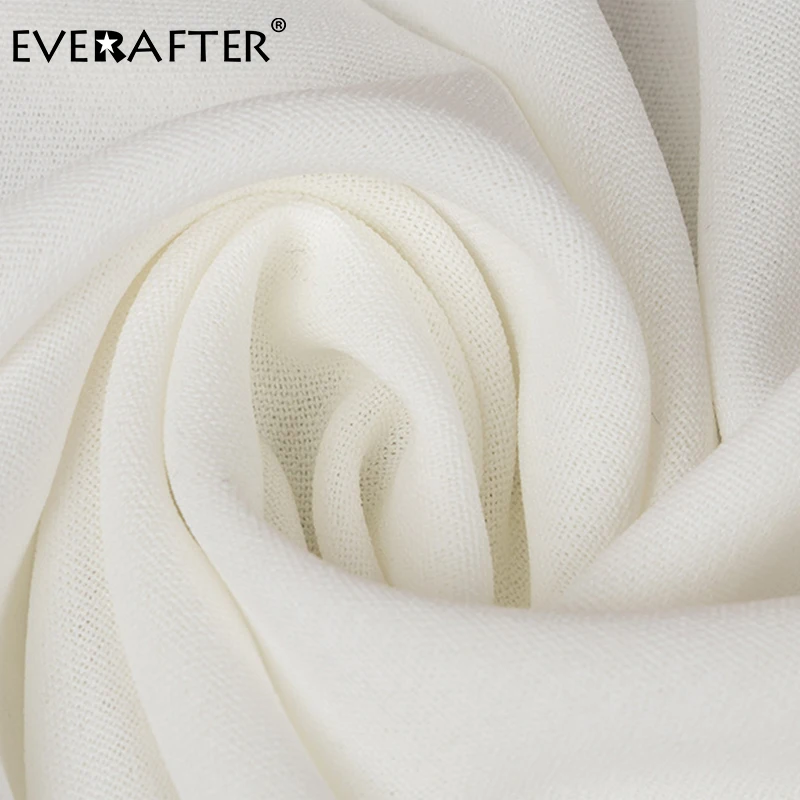 

EVERAFTER Elegant Hollow out Female Office Ladies Blouse Holiday Spring Summer Chic White Blouse Casual Lace Long Sleeve Shirt