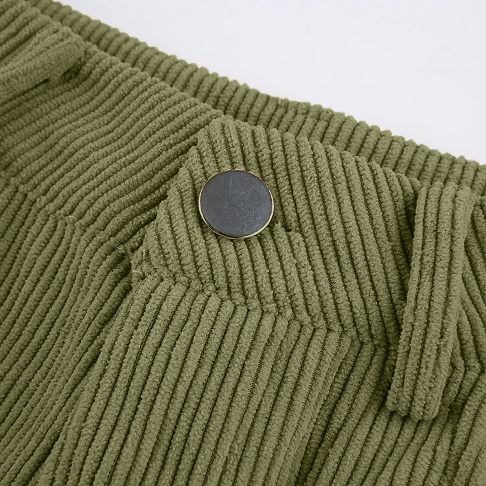 

Autumn Casual Corduroy Black Green Long Trousers Women Skinny Mid Waist Pants Capris Fashion Thin 90s Pocket Sweatpants 2021