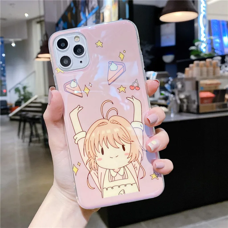 Милый чехол для телефона с клубничкой iPhone 11Pro XS Max X XR 6 6S 8 7 plus Blu ray мягкий