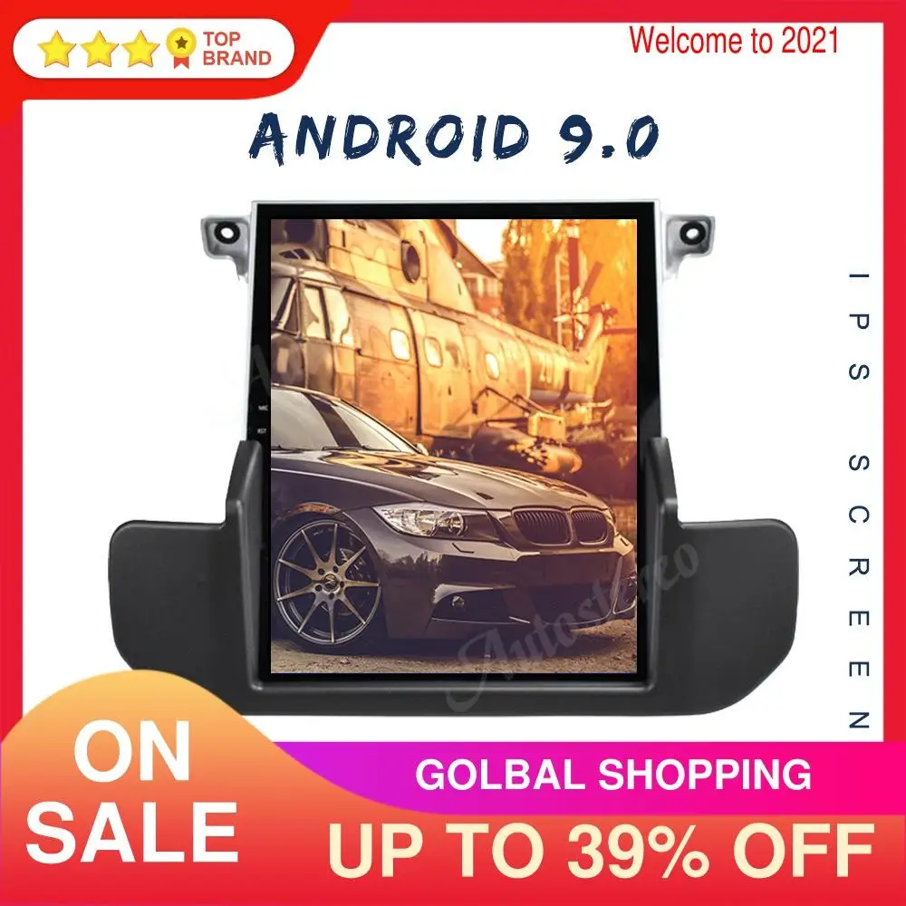 Для Land Rover Discovery 4 2009 2016 Tesla Style Android 9 0 4G Автомобильный GPS навигатор головное