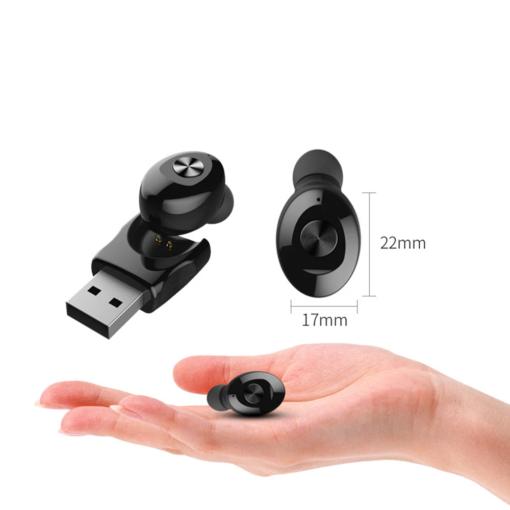 TWS 5,0 Bluetooth наушники стерео беспроводные HIFI Звук спортивные наушники Handsfree Bluetooth наушники USB наушники