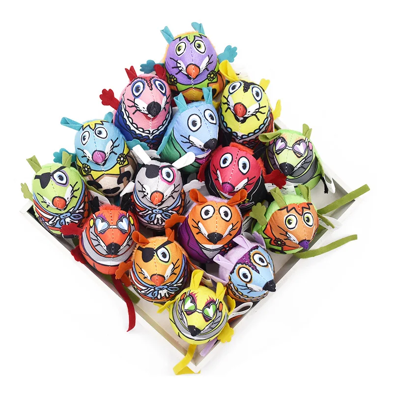 3 шт./лот кошка игрушка котенок игрушечные кошки забавные мыши китти плюшевые Ktten