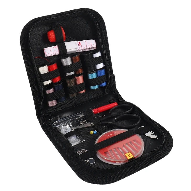 Mini Portable Sewing Kit Accessories Carrying Case Set For Home Travel Emergency Use | Дом и сад