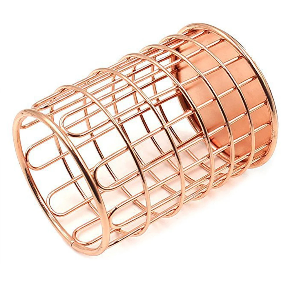 1 шт. Роза золотая металлическая ручка держатель настольный органайзер подставка