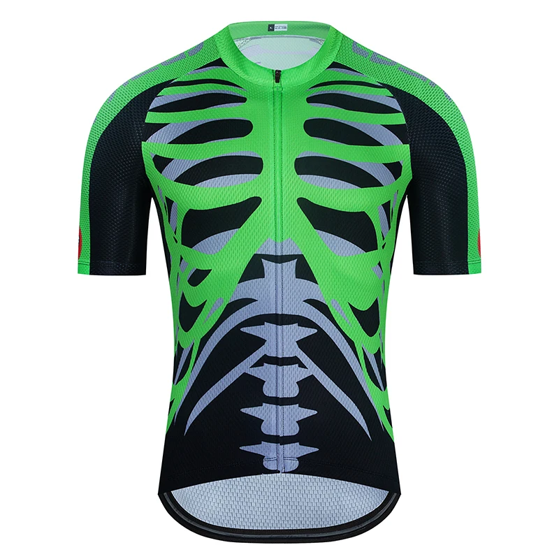

Top Quality Caskyte 2021 Cycling Jersey Skeleton Enzyme Washed Quick Dry Bike Equipment Cycling Shirt Bike Clothing Maillot 186