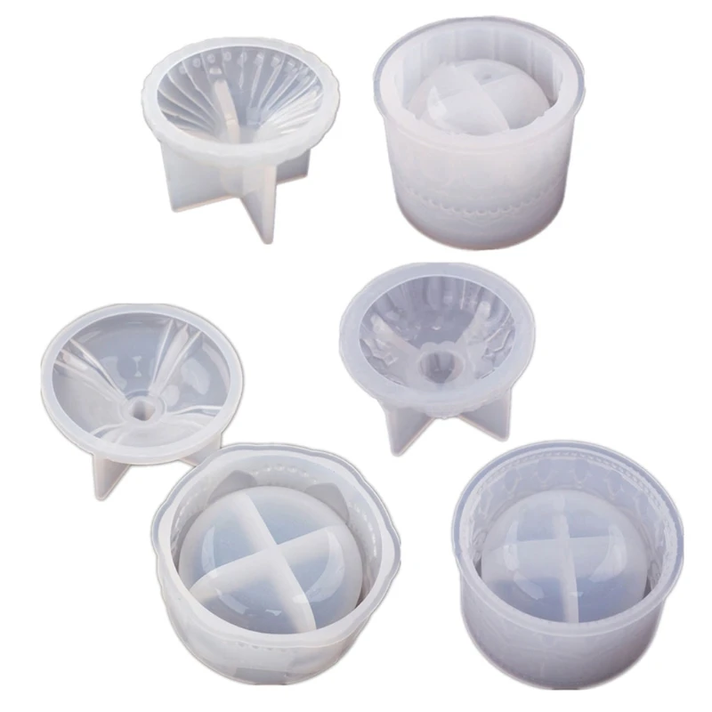 

3 Styes Storage Box Resin Casting Mold with Lids Kit Jewelry Candy Jar Silicone Mold Container Epoxy Resin Silicone Mold