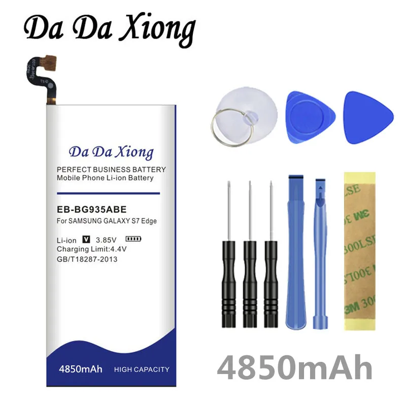 Аккумулятор Da Xiong 4850 мА/ч EB BG935ABE батарея для Samsung GALAXY S7 край G935F G9350 G935|battery for