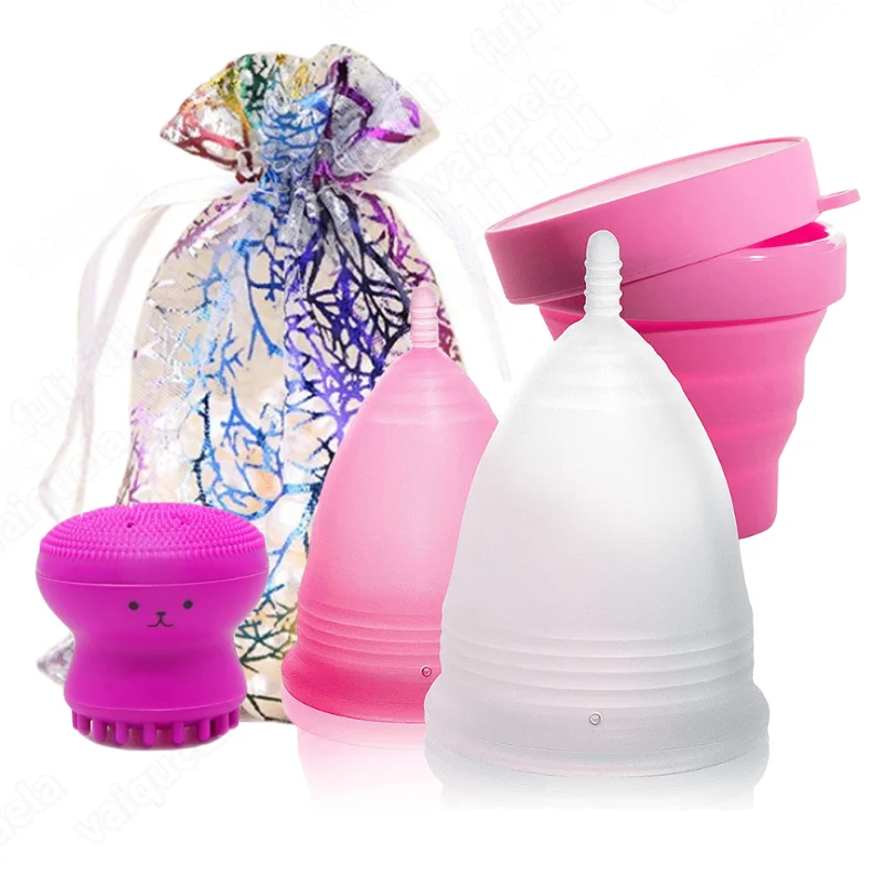 5 шт. женские многоразовые вагинальные чаши из медицинского силикона | Красота и