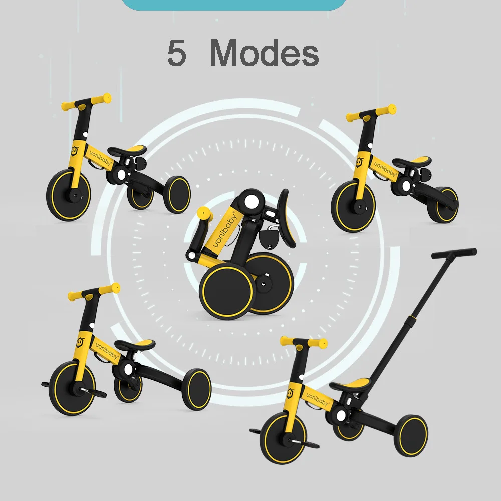 Детский трехколесный велосипед складной детский Балансирующий скутер детские