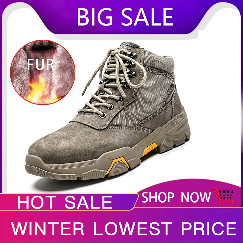 Повседневная мужская кожаная обувь Мужская классическая удобная для походов