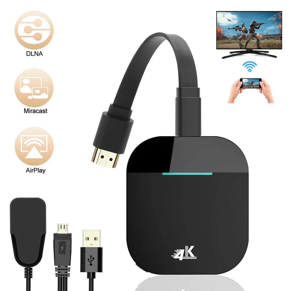 G5 5G/2 4G 4K Wi Fi Беспроводной ТВ адаптер Дисплей литой приемник для IOS android и Windows HDMI