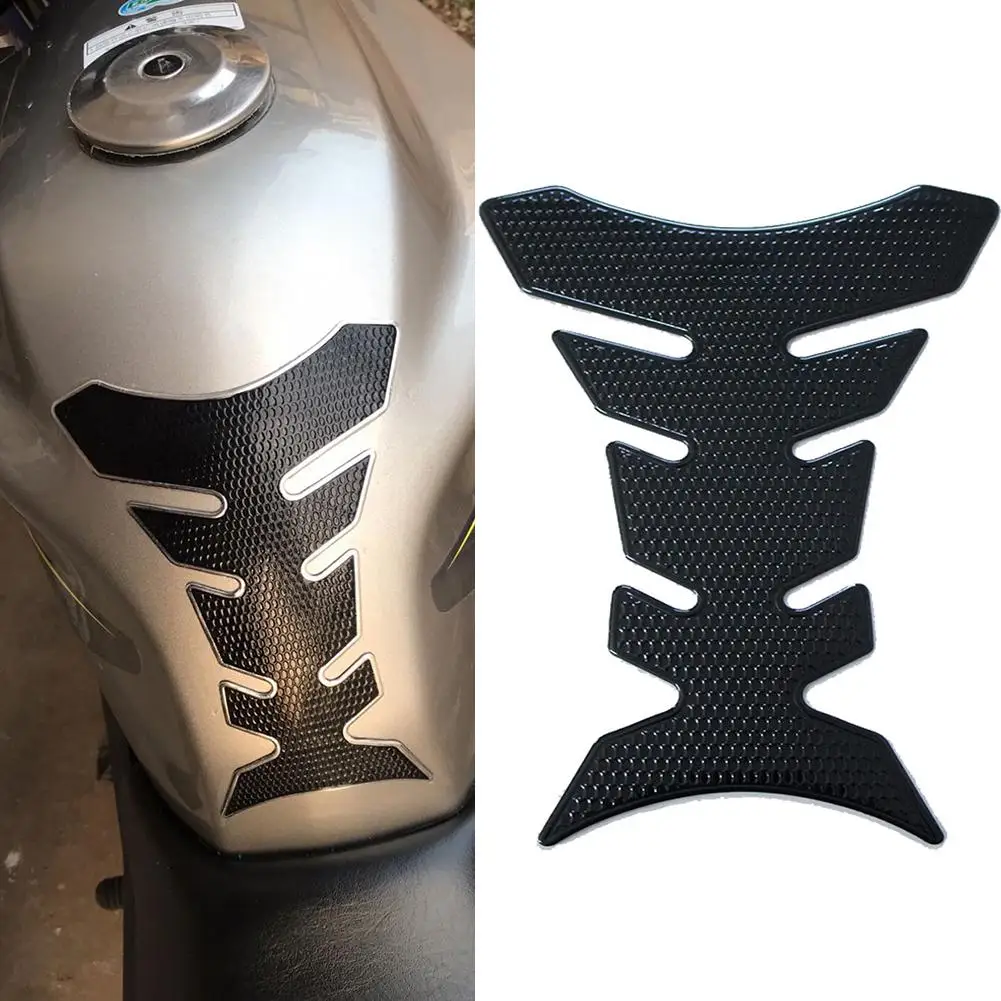 

HOT SALES!!! 2Pcs Motorbike Fishbone Shape Oil Gas Fuel Tank Pad Protector Stickers Decals