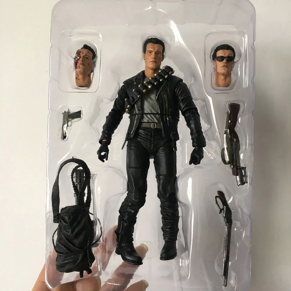 NECA Terminator 2 T 800 фигурка модели игрушки куклы подарок на Рождество|Игровые фигурки и