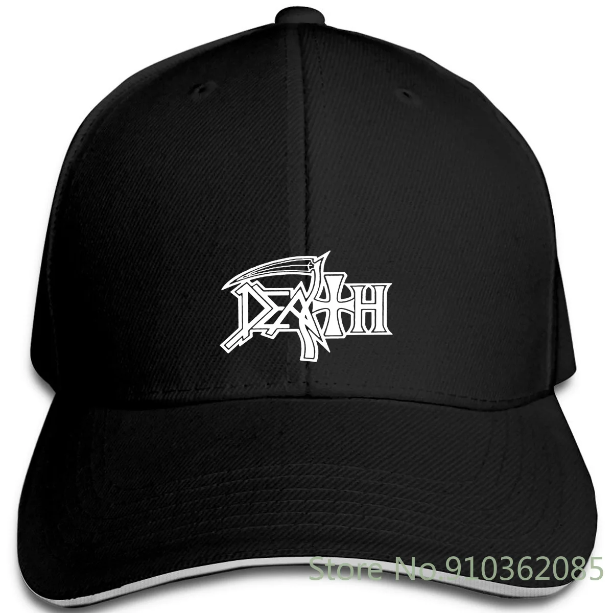 Новинка бейсболка Crazy регулируемая с надписью DEATH Band мужская и женская кепка |