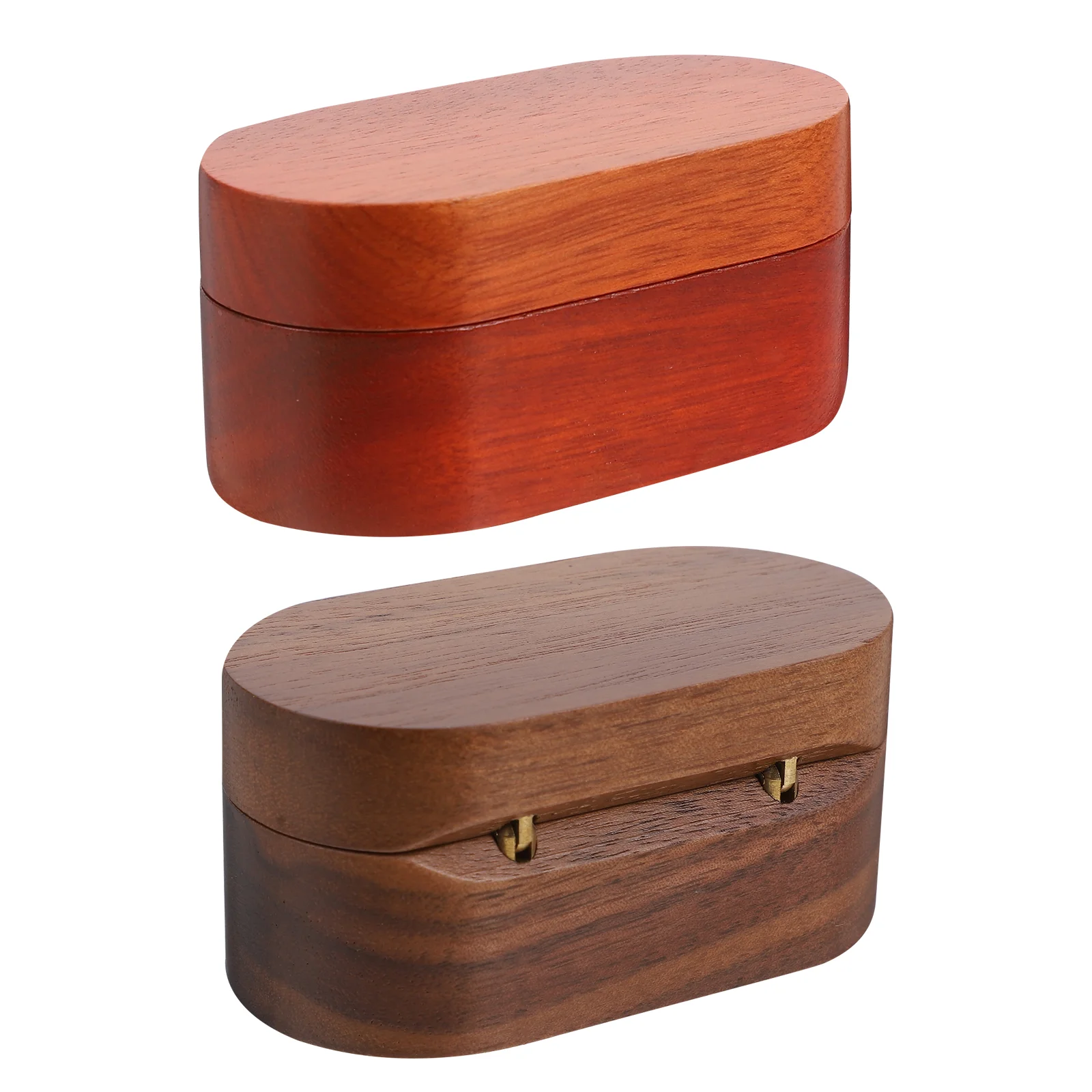 

2pcs Guitar Plectrum Organizers Wood Guitar Pick Storage Cases (Assorted Color)