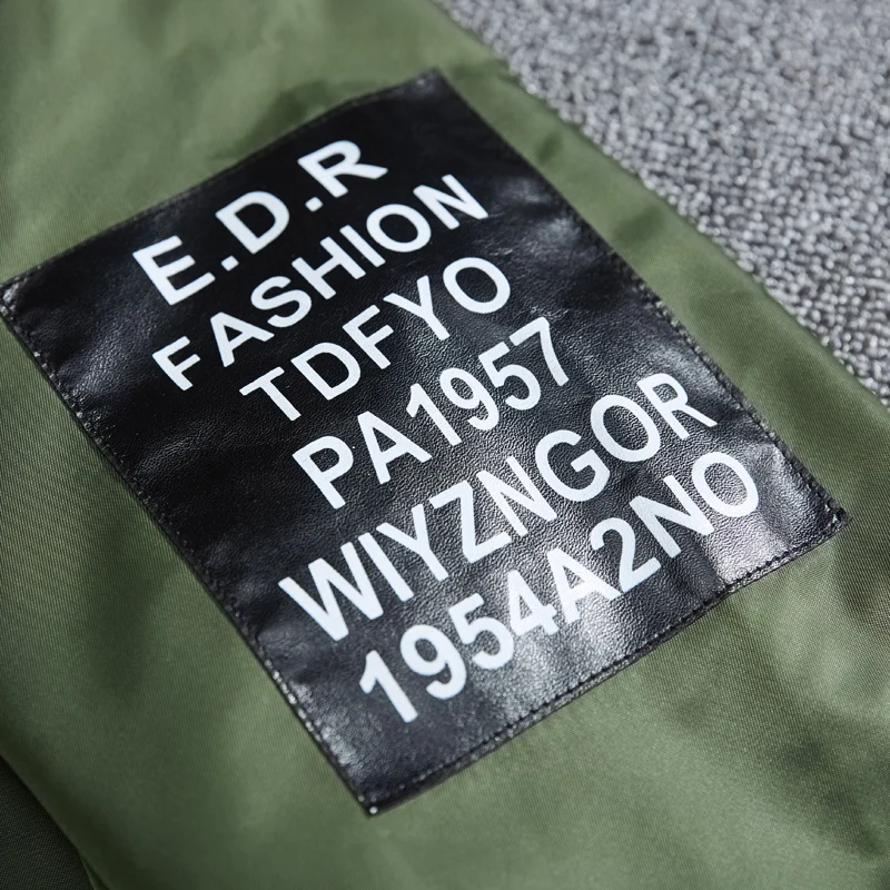 Как носить на обе стороны Для мужчин Курточка бомбер Повседневное ветровка