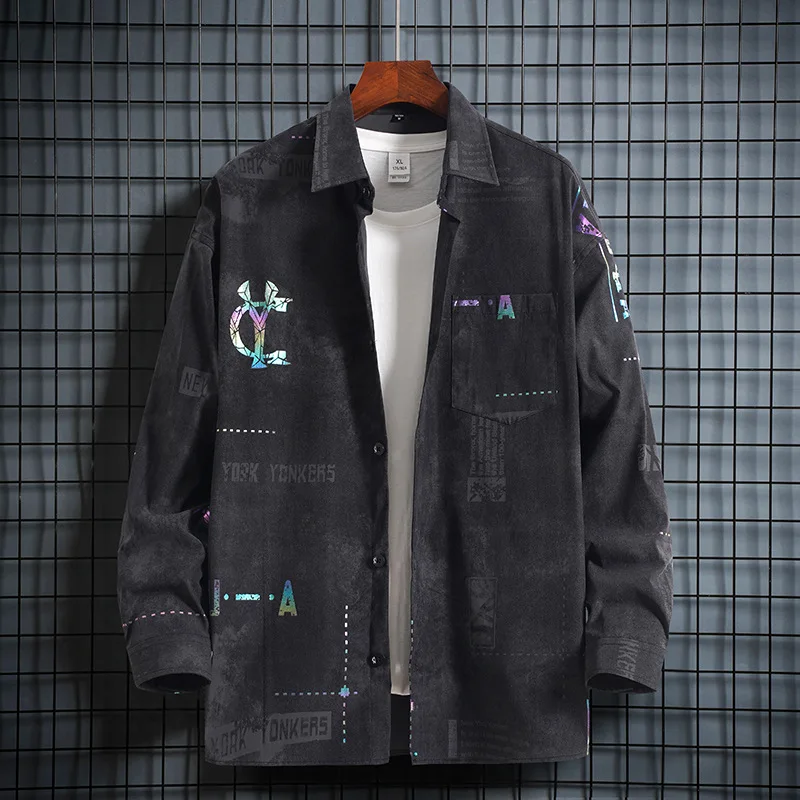 Рубашки для мужчин новинка 2021 модная мужская рубашка с длинным рукавом тонкая в