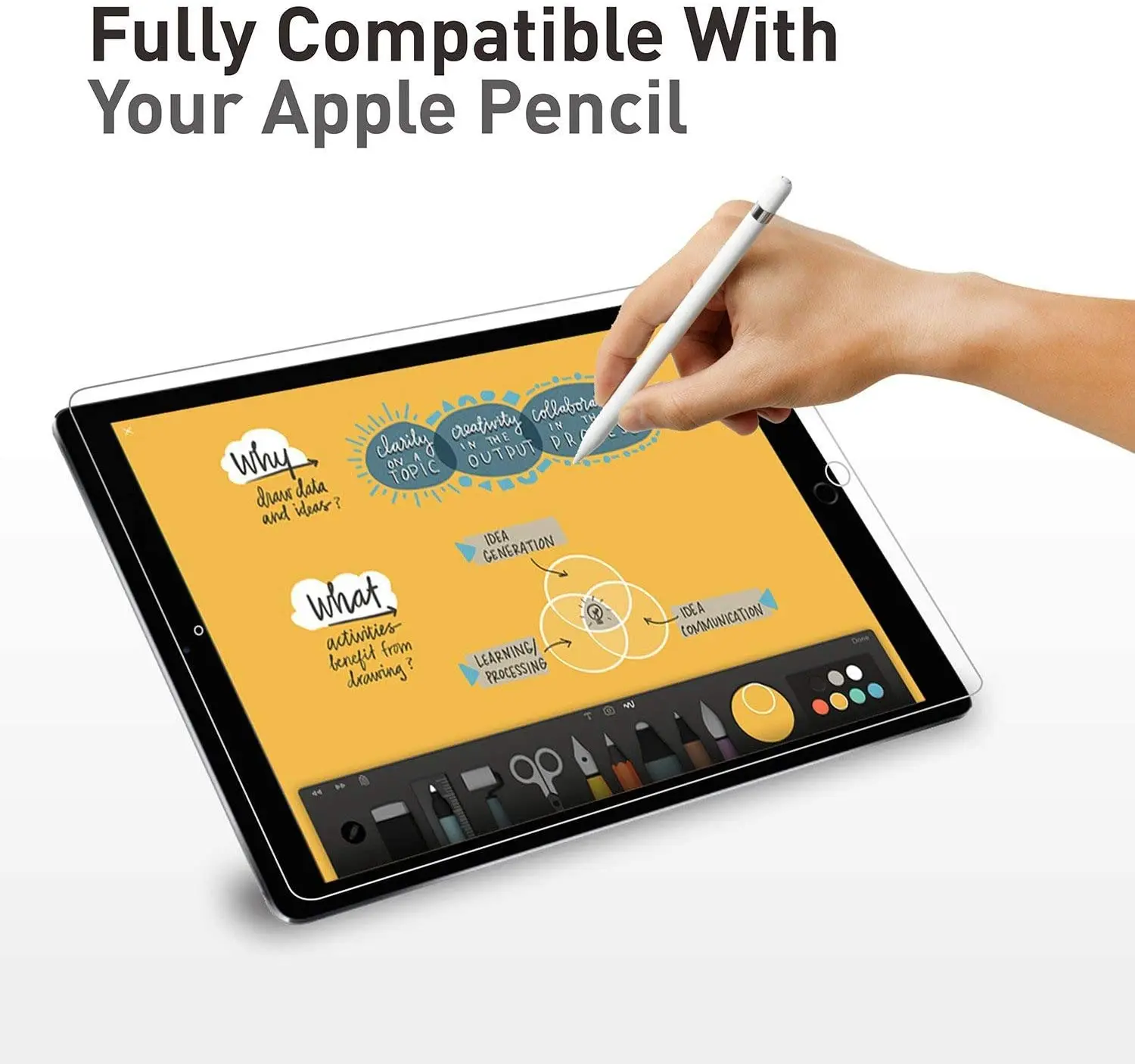 2pcs tablet tempered glass screen protector cover for apple ipad 6th gen 2018 9 7 inchipad 5th gen 2017 tempered film free global shipping