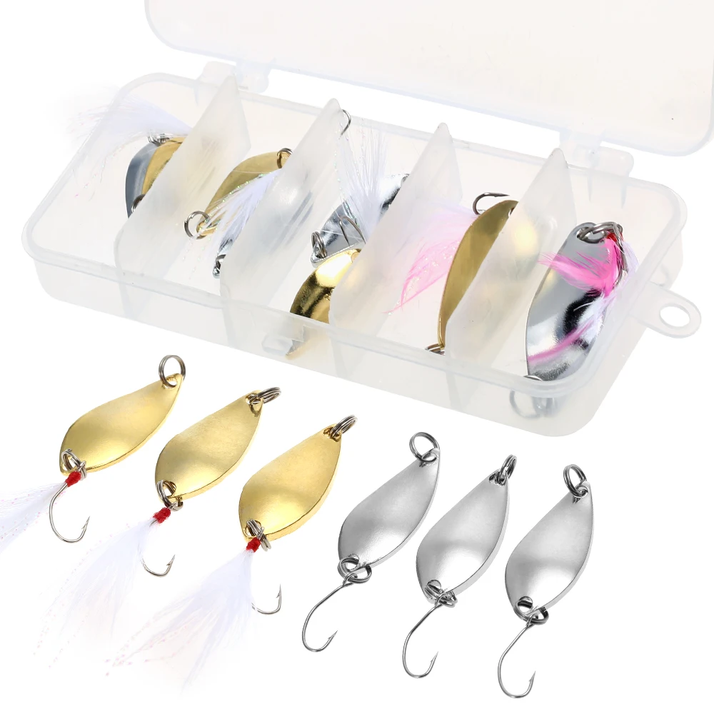 8 шт./лот блесна приманки для рыбной ловли искусственные блестки окуня щуки