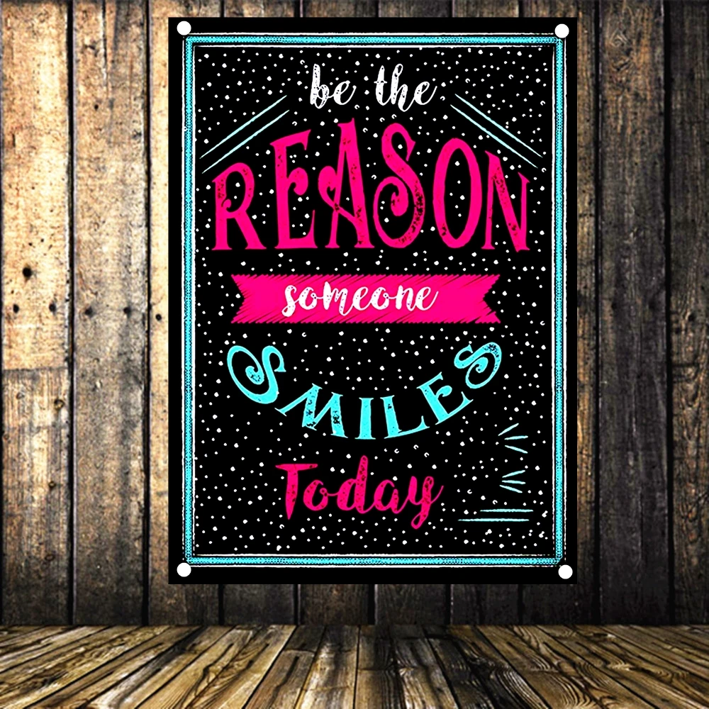 

Inspirational Wall Art with Stickers! Motivational Flags & Banners for Classroom Decor, Home, Office Decoration, College Dorm E5